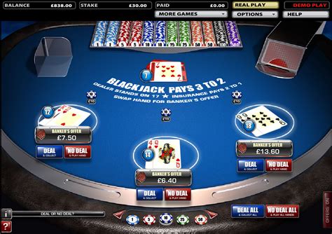 Игра Deal or No Deal  Blackjack  играть бесплатно онлайн